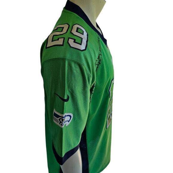 Nike NFL On Field Seattle Seahawks Earl Thomas #29 Jersey Men’s 48 Green Blue - Picture 8 of 14